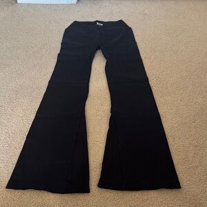 Black Women's Flared Leggings